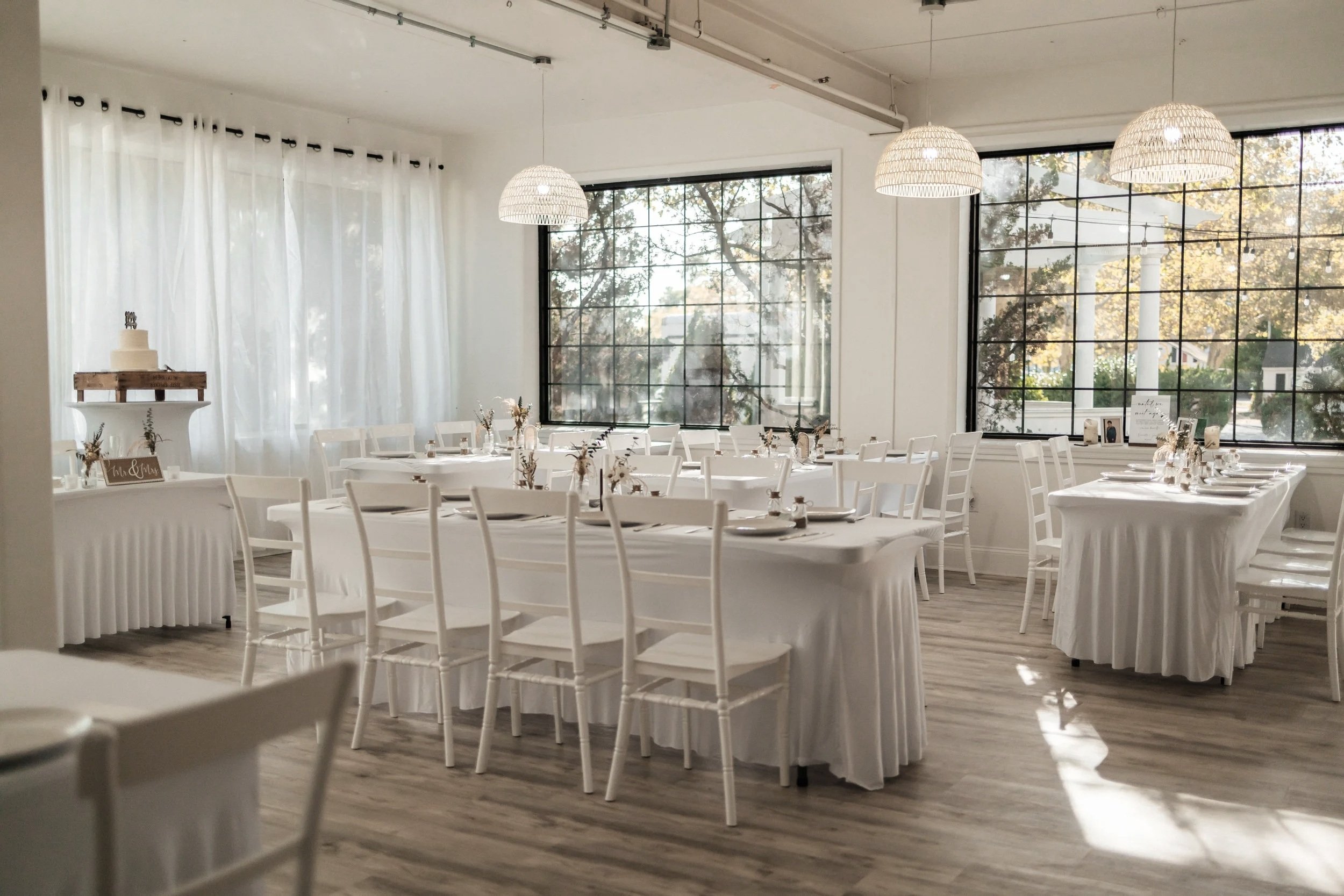 Private dinner setting